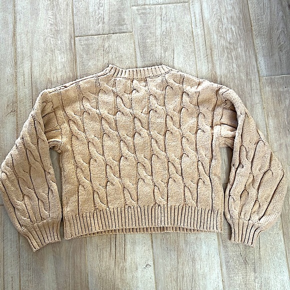 NWOT In Loom Knit Flower Sweater - Picture 4 of 7